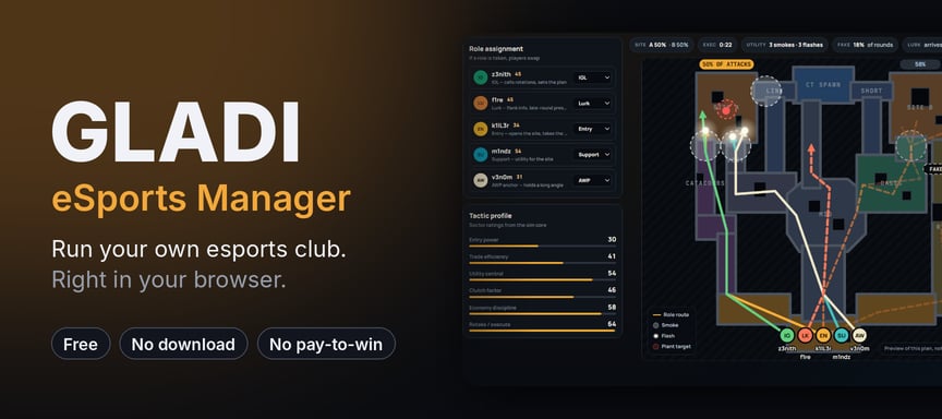 Gladi eSports Manager