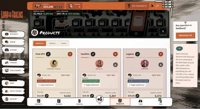 Lord of Tokens screenshot