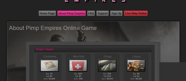 Pimp Empires banner
