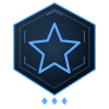 VOID SECTOR · Sternenkurs 3 badge